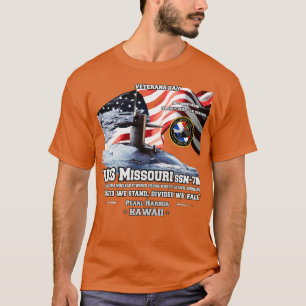 USS Missouri SSN780 Submarine Veterans T-Shirt