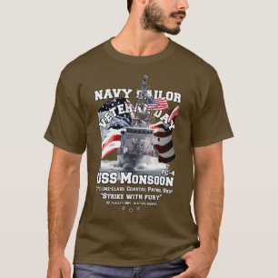 USS Monsoon PC4 Coastal Patrol Ship T-Shirt
