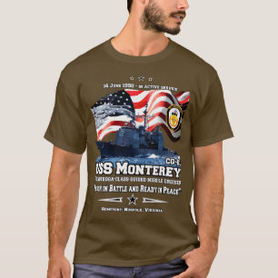 USS Monterey CG61 Cruiser T-Shirt
