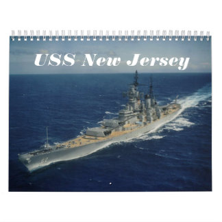 USS New Jersey Calendar
