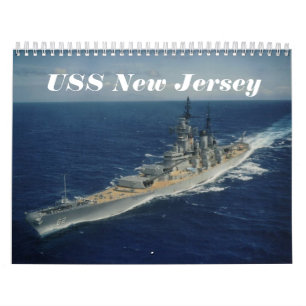 USS New Jersey Calendar