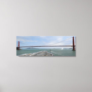 USS Nimitz at the Golden Gate Canvas Print