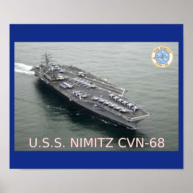 USS Nimitz CVN-68 Poster (Front)