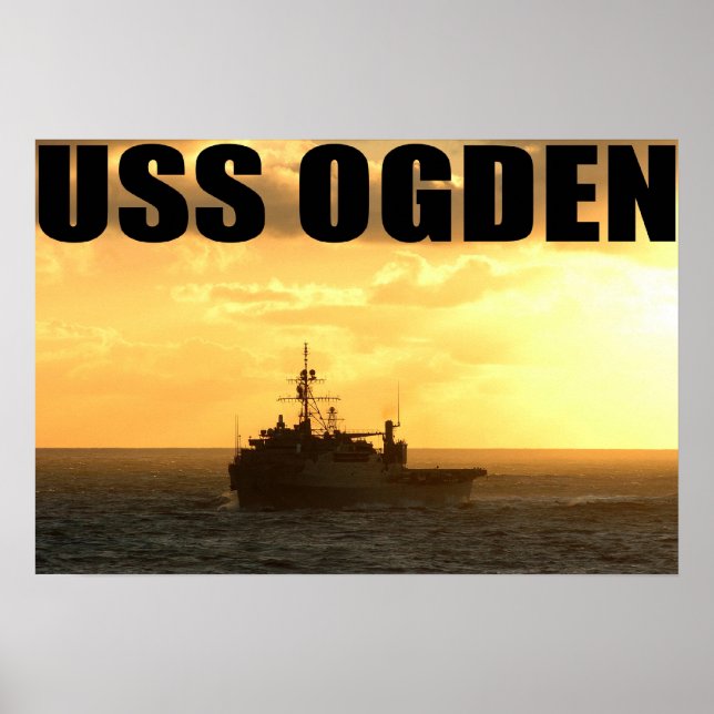USS OGDEN POSTER (Front)