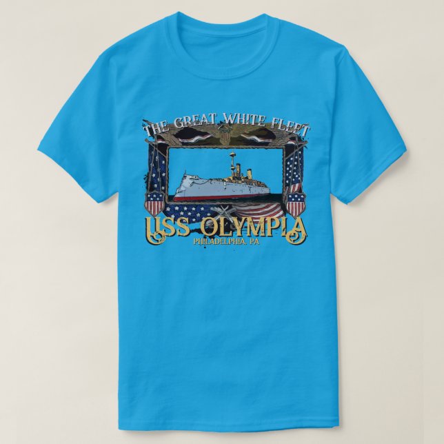 USS OLYMPIA T-Shirt (Design Front)