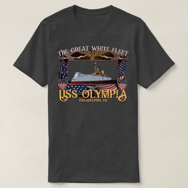 USS OLYMPIA T-Shirt (Design Front)