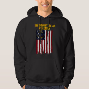 USS Oriskany CVA-34 Aircraft Carrier Veteran Day F Hoodie