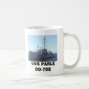 USS PARLE DD708 COFFEE MUG