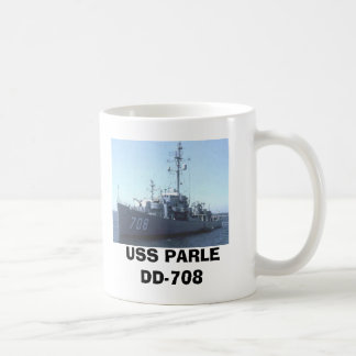 USS PARLE DD708 COFFEE MUG