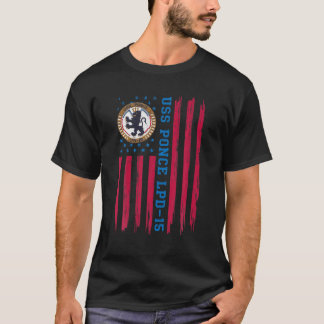 USS Ponce LPD 15 Amphibious Transport Dock Ship Ve T-Shirt
