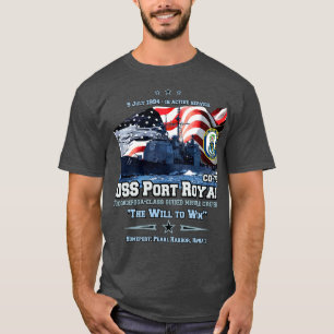 USS Port Royal CG73 Cruiser T-Shirt