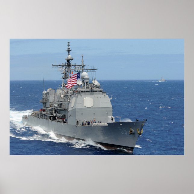 USS Princeton (CG 59) Poster (Front)