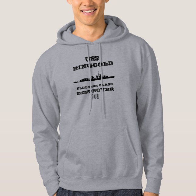 USS Ringgold (DD-500) Hoodie (Front)