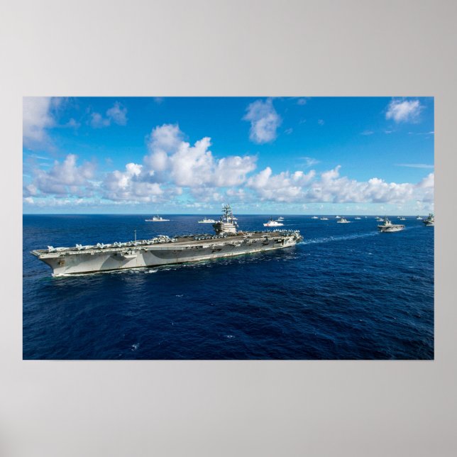 USS Ronald Reagan (CVN 76) Poster (Front)