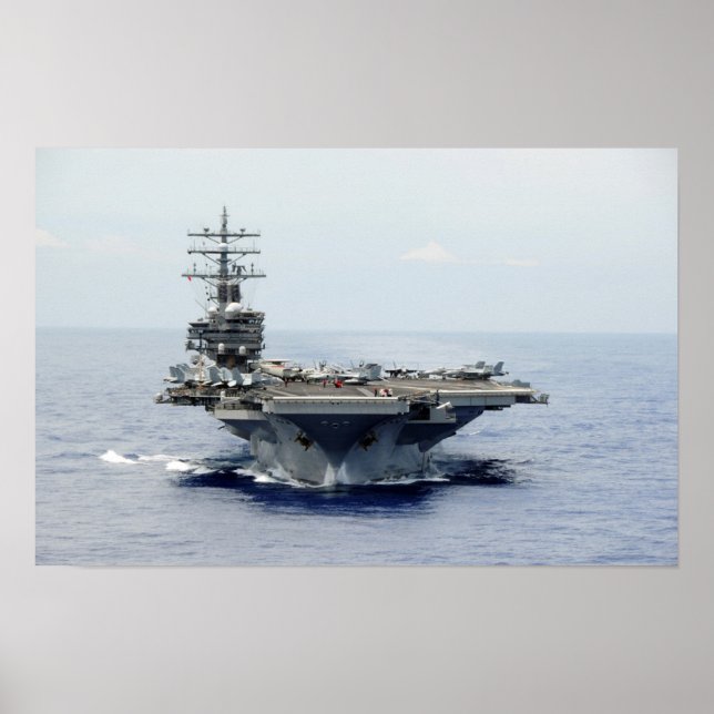 USS Ronald Reagan (CVN 76) Poster (Front)