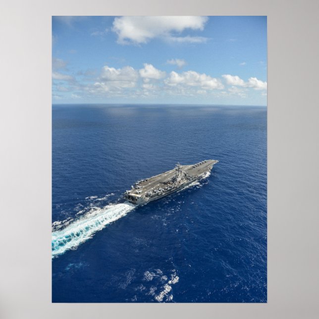 USS Ronald Reagan (CVN 76) Poster (Front)