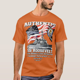 USS Roosevelt DDG80 Destroyer T-Shirt