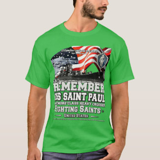 USS Saint Paul CA73 Baltimoreclass heavy cruiser v T-Shirt
