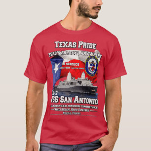 USS San Antonio LPD17 amphibious transport dock 1 T-Shirt