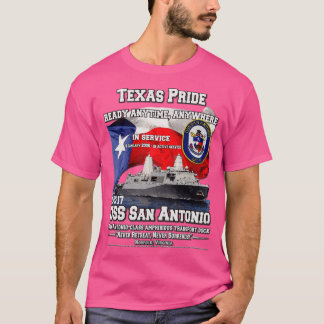 USS San Antonio LPD17 amphibious transport dock T-Shirt