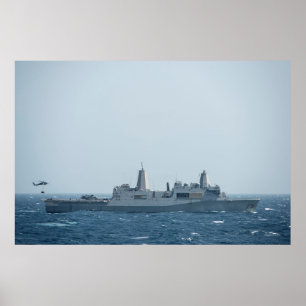 USS San Diego (LPD 22) Poster