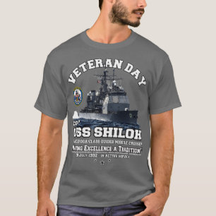 USS Shiloh CG67 Cruiser veterans T-Shirt