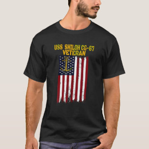 USS Shiloh CG 67 Cruiser Veterans Day Father s Day T-Shirt