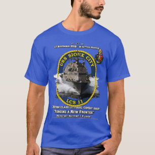 USS Sioux City LCS11 Freedomclass combat ship T-Shirt