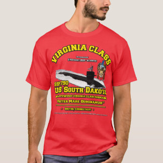 USS South Dakota SSN790 Navy Submarine T-Shirt