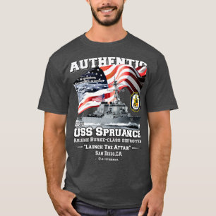 USS Spruance DDG111 Destroyer Veterans T-Shirt