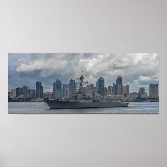 USS Spruance (DDG 111) Poster (Front)