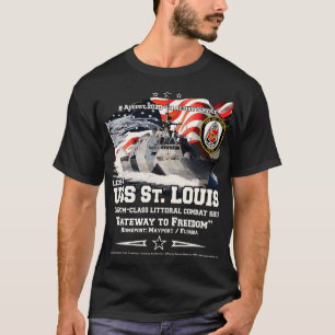 USS St Louis LCS19 littoral combat ship veterans T-Shirt