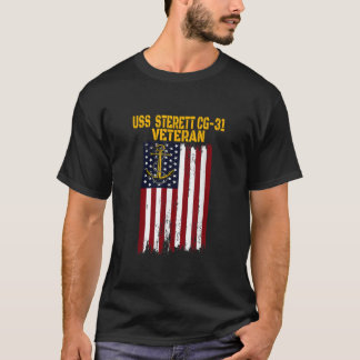 USS Sterett CG-31 Cruiser Veterans Day Father's Da T-Shirt