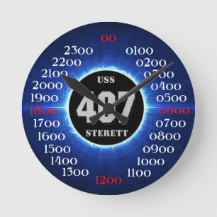 USS Sterett (DD-407) Round Clock