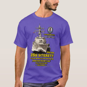 USS Sterett DDG104 Destroyer Veterans T-Shirt