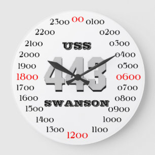 USS Swanson (DD-443) Large Clock