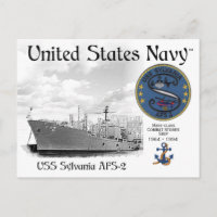USS SYLVANIA  ATS-2  COMBAT STORES SHIP     