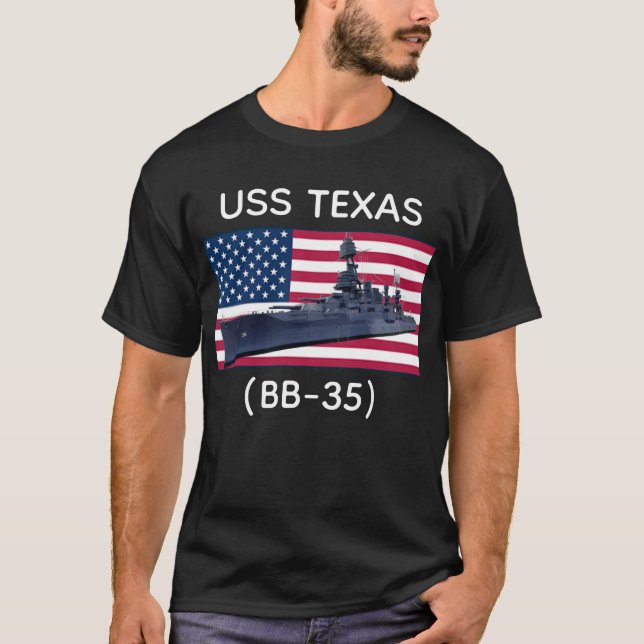 USS Texas (BB-35) T-Shirt (Front)