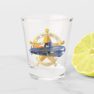 USS Texas (SSN-775) Shot Glass