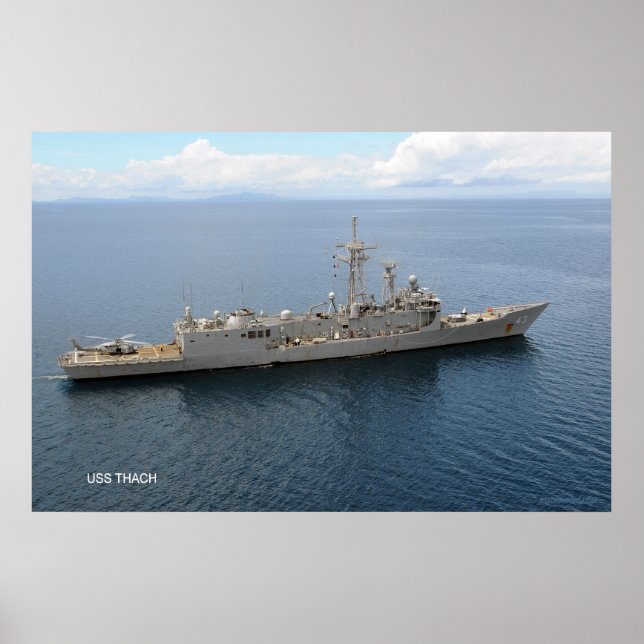 USS Thach (FFG 43) Poster (Front)
