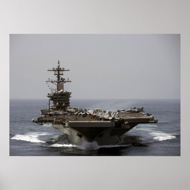 USS Theodore Roosevelt (CVN 71) Poster (Front)