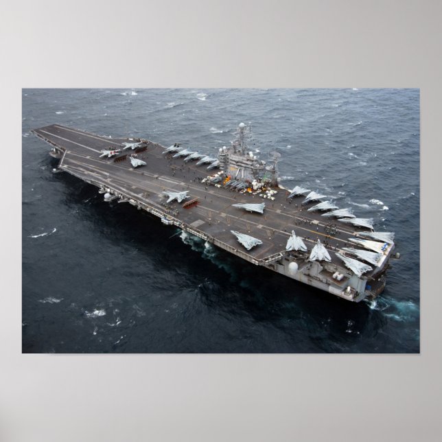 USS Theodore Roosevelt (CVN 71) Poster (Front)