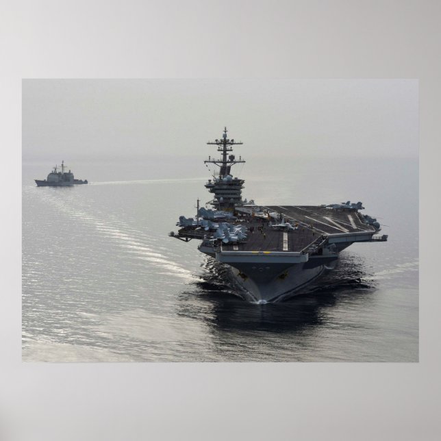 USS Theodore Roosevelt (CVN 71) Poster (Front)