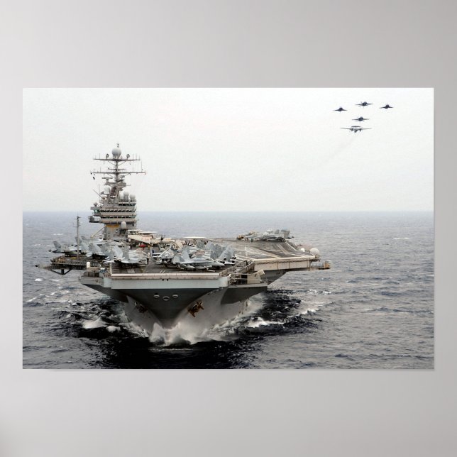 USS Theodore Roosevelt (CVN 71) Poster (Front)