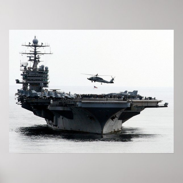 USS Theodore Roosevelt (CVN 71) Poster (Front)
