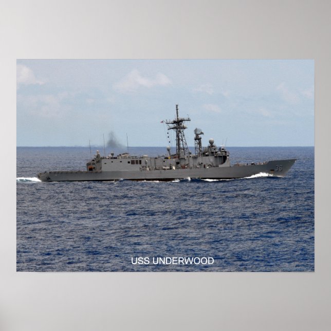 USS Underwood (FFG 36) Poster (Front)