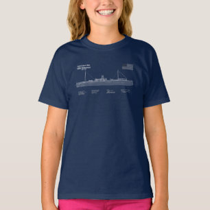 USS Vesuvius - Ship Blueprint Plans ABD T-Shirt
