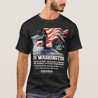 USS Washington SSN787 Submarine veterans T-Shirt