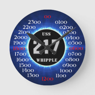 USS Whipple (DD-217) Round Clock