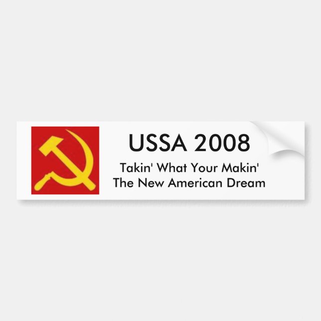 USSA 2008 BUMPER STICKER (Front)